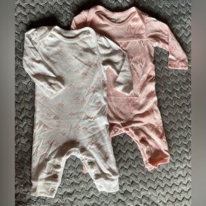 Carter’s Baby Girls Romper Lot (2-Pack) – Size 0-3M